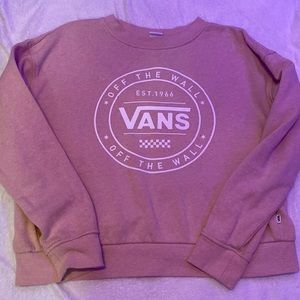 Vans pink crewneck